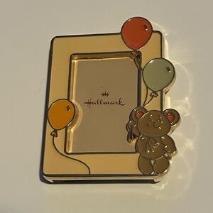 Vintage 1983 Hallmark Mini Frame with Teddy Bear and Balloons